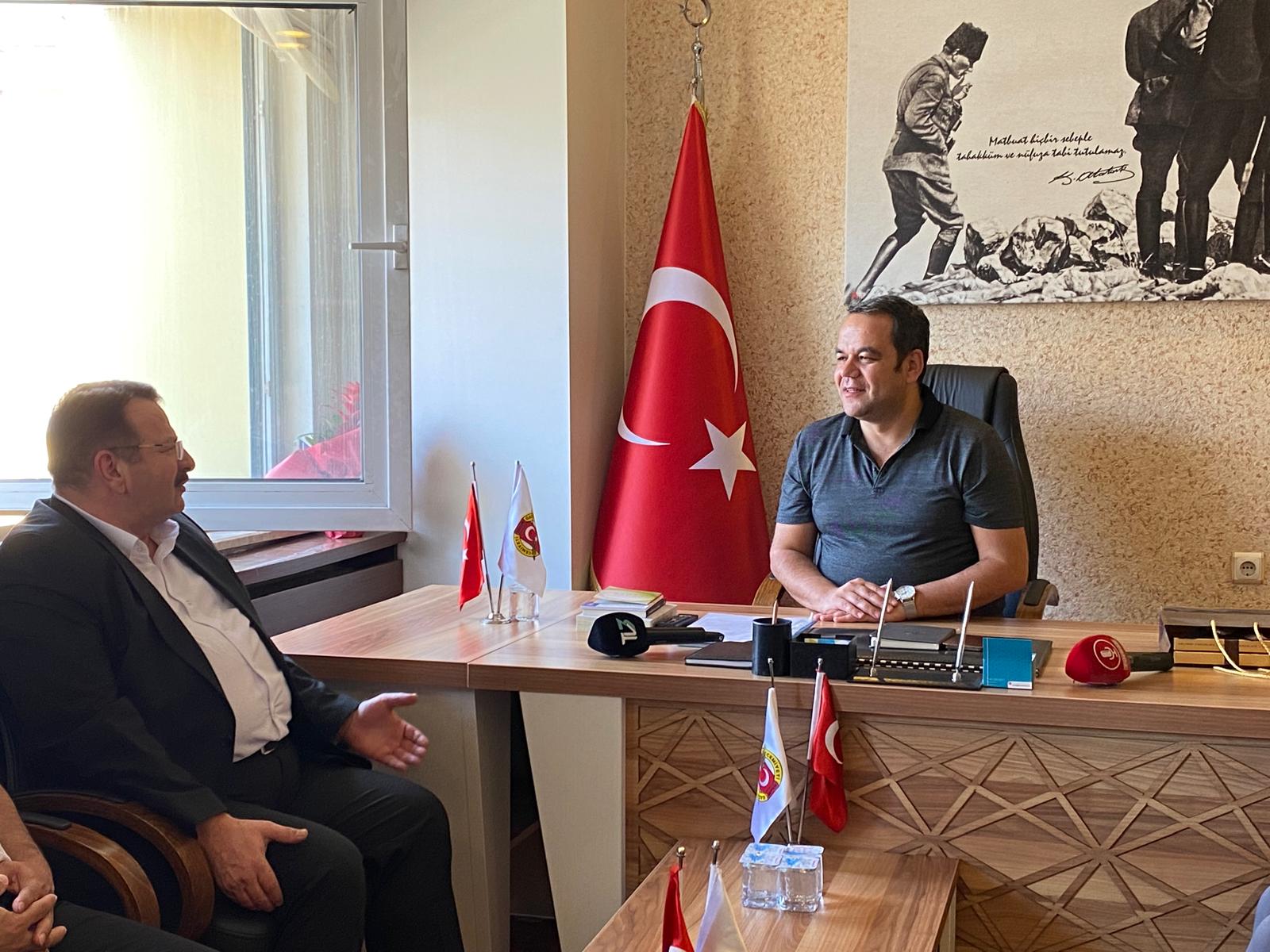 SGK İL MÜDÜRÜ FİDAN, AGC'Yİ ZİYARET ETTİ