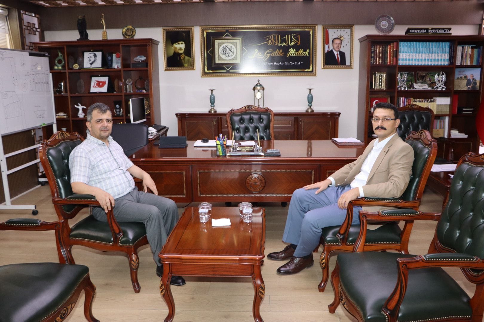 Yeni Kaymakam Akgül’den Başkan Koyuncu'ya İadeyi Ziyaret