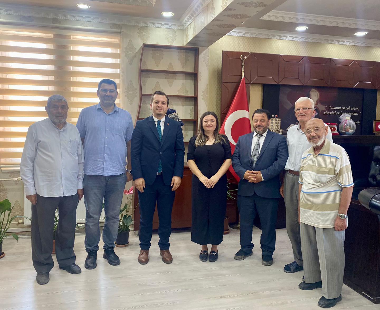 Saadet Partili Heyet Başkan Uğurlu’yu Ziyaret Etti