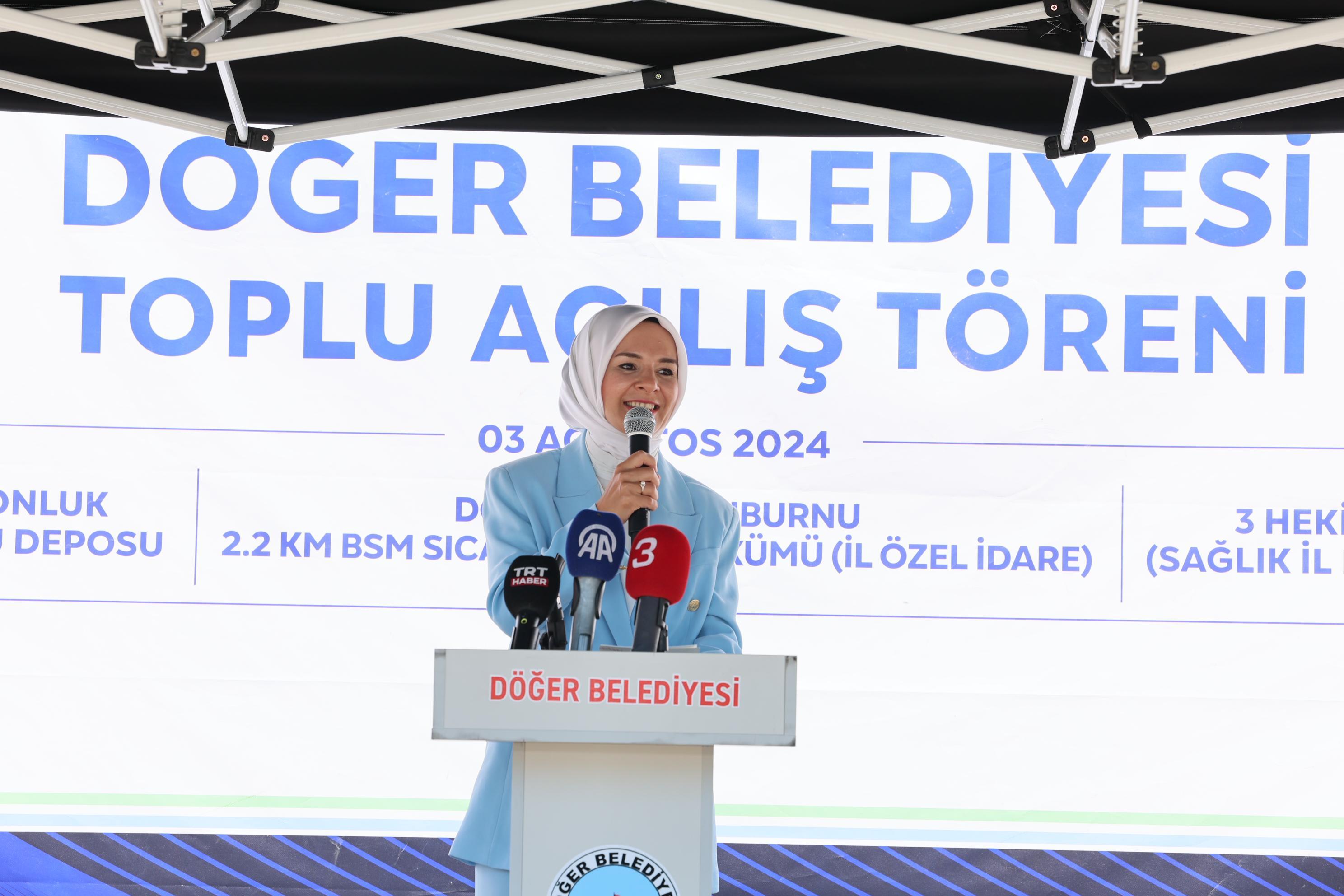 Döğer'e Yatırımlar Sürüyor Bakan Göktaş Açılışa Katıldı