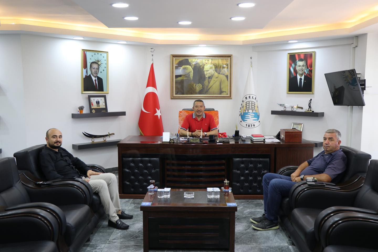 Başkan Şener'den Başkan Topçu'ya Ziyaret