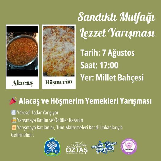 Gastronomi Tutkunlarını Sandıklı’da Bir Araya Gelecek