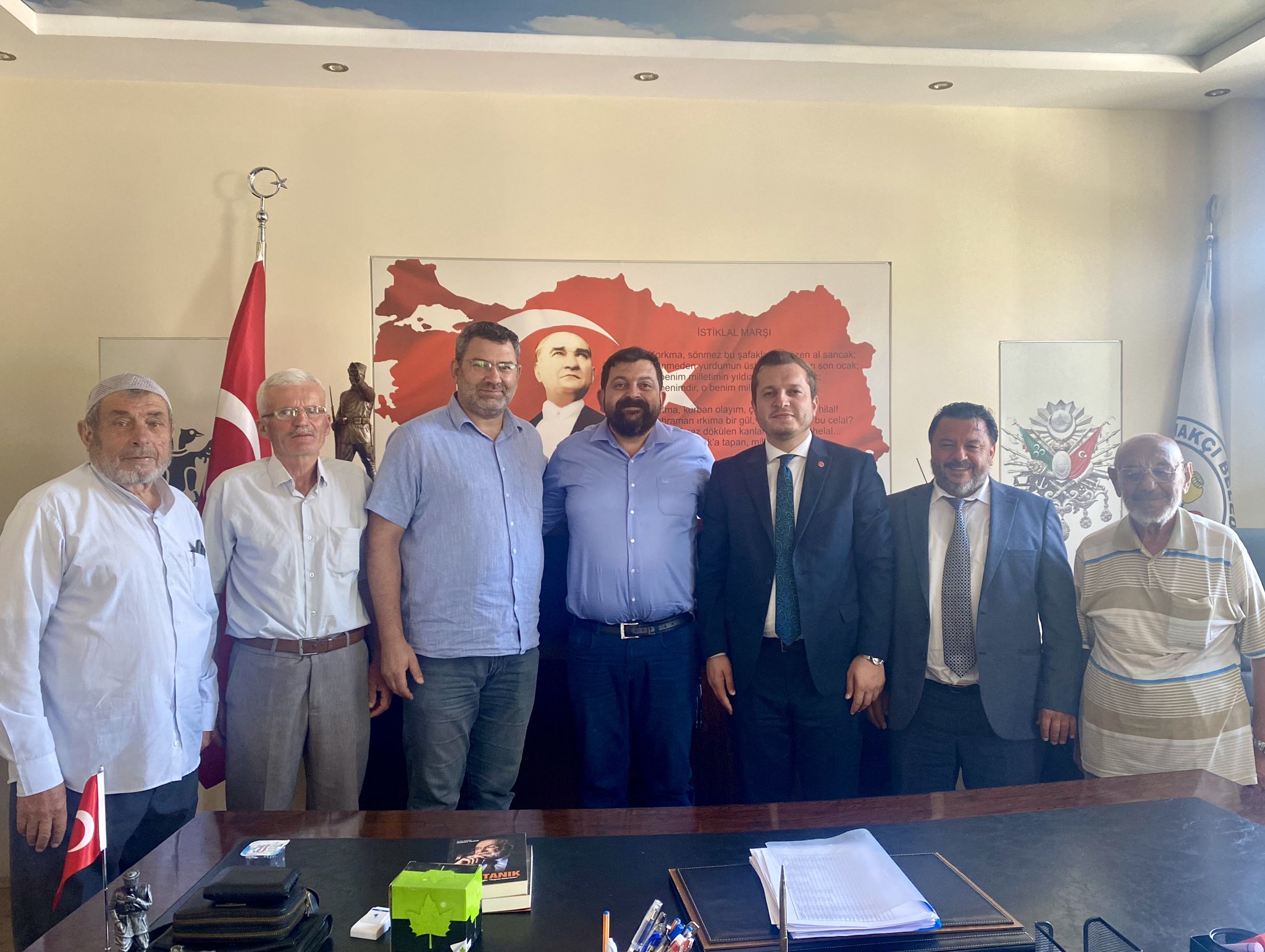 Samimi Diyaloglar Yaşandı Karataş ve Ekibi Başmakçı da