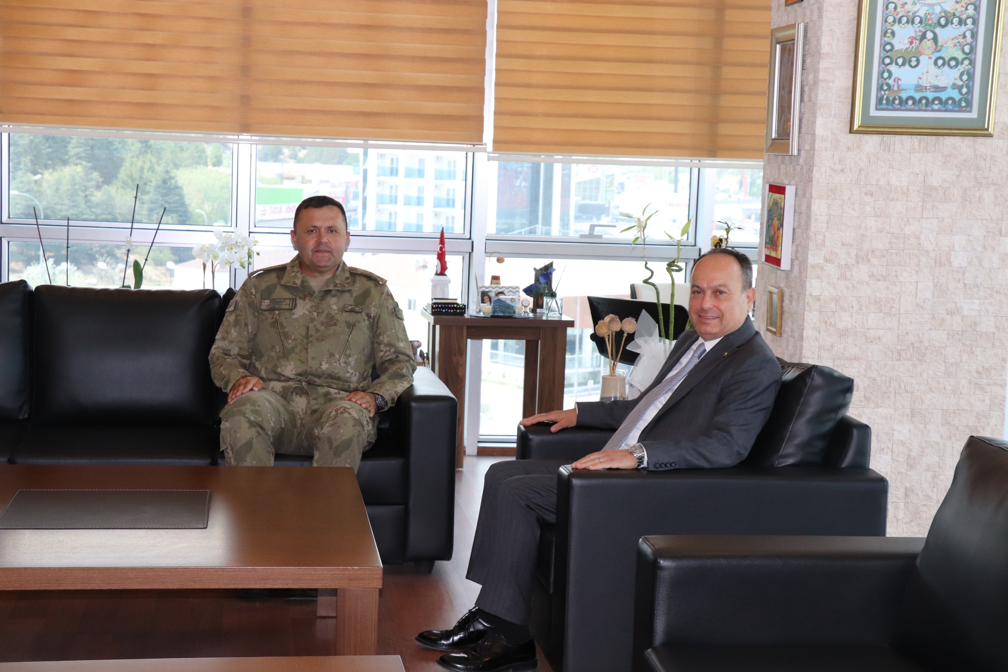 ATSO Başkanı Serteser Tuğgeneral Yöner’i Ağırladı
