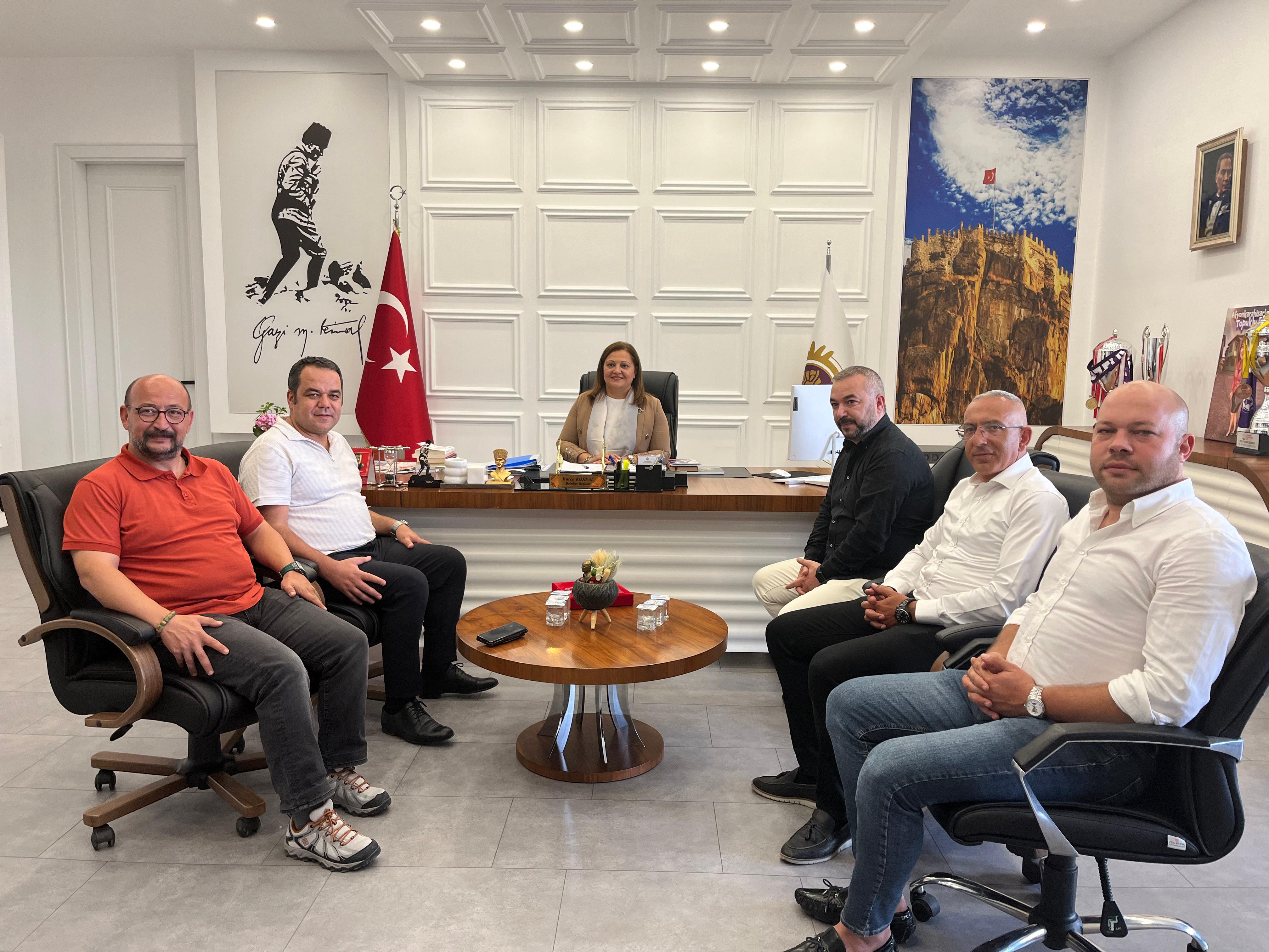 1903 AFYON BEŞİKTAŞLILAR DERNEĞİ'NDEN BAŞKAN KÖKSAL'A ZİYARET