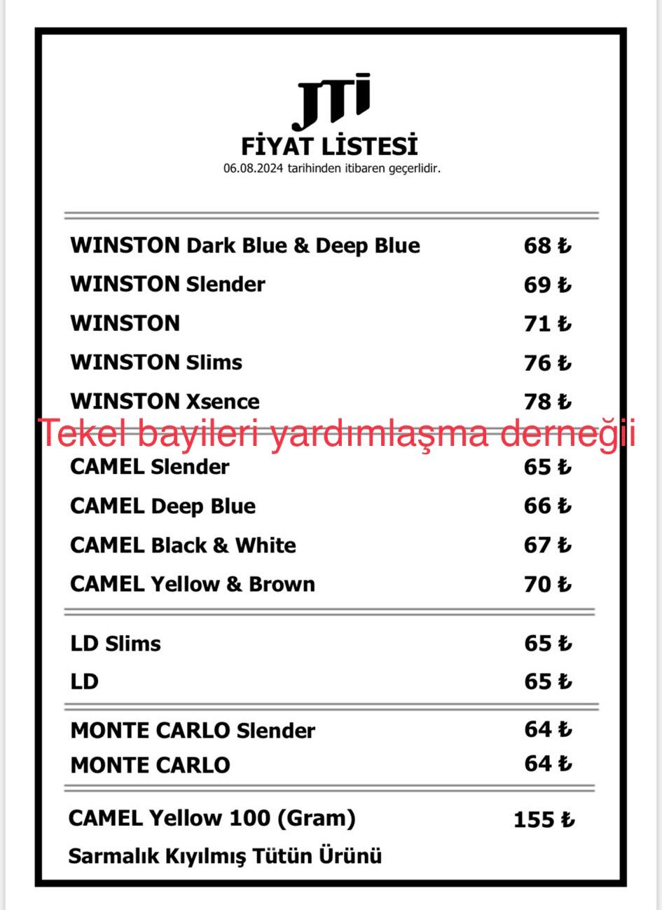 Sigaraya bir zam daha: JTI grubunda en ucuz sigara 68 TL oldu