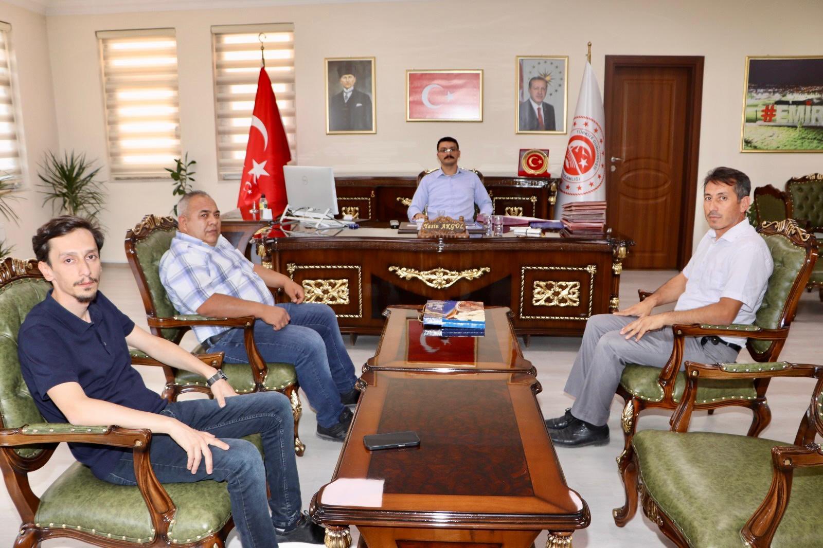 Kaymakam Akgül’e Ziyaretler Sürüyor