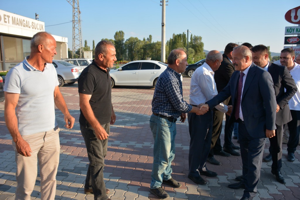 TAYTAK, MUHTARLARIN TALEPLERİNİ TEK TEK DİNLEDİ VE NOT ALDI