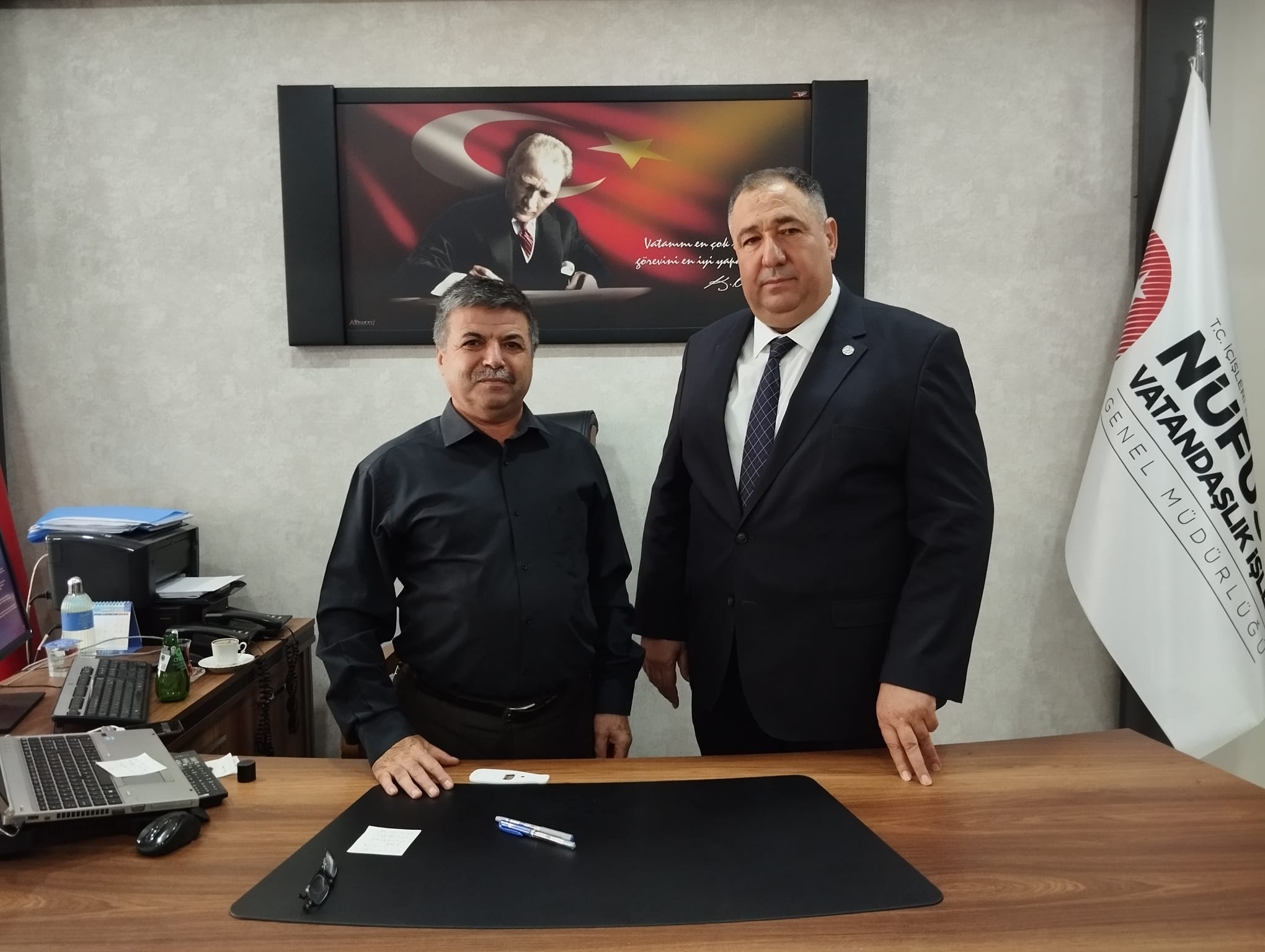 Başkan Mısırlıoğlu'ndan Müdür Oflu'ya Ziyaret