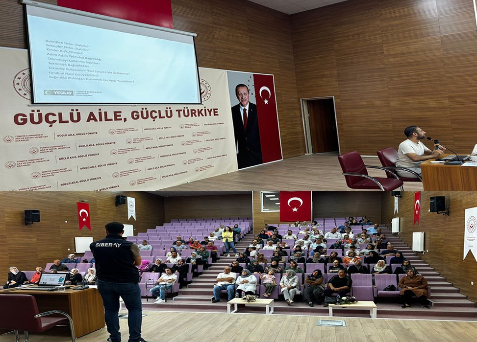 Aile ve Sosyal Hizmetlerle SİBERAY Ortak Eğitim Verdi