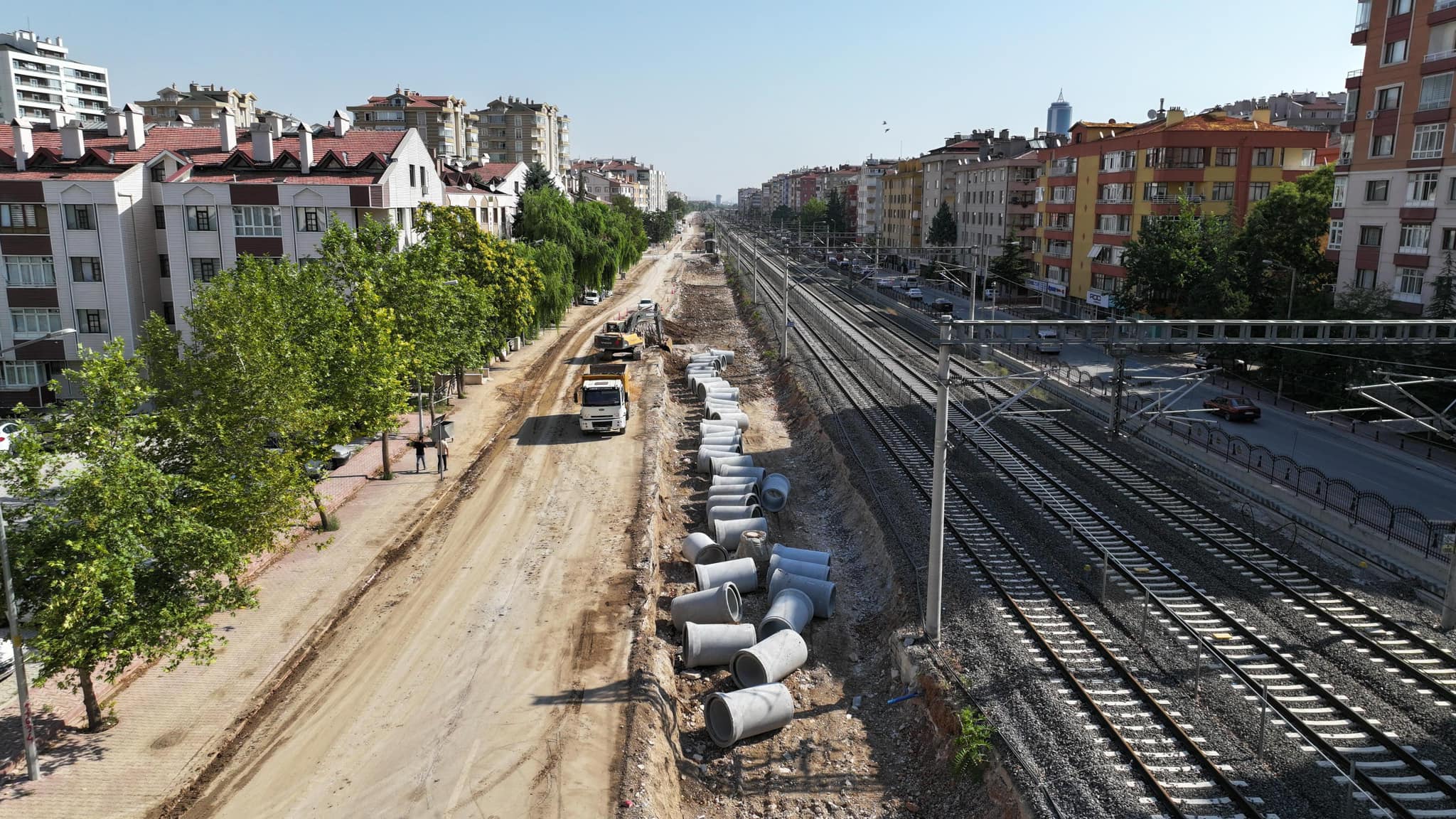 BAŞKAN ALTAY KONYARAY'DAN İLK KARELERİ PAYLAŞTI