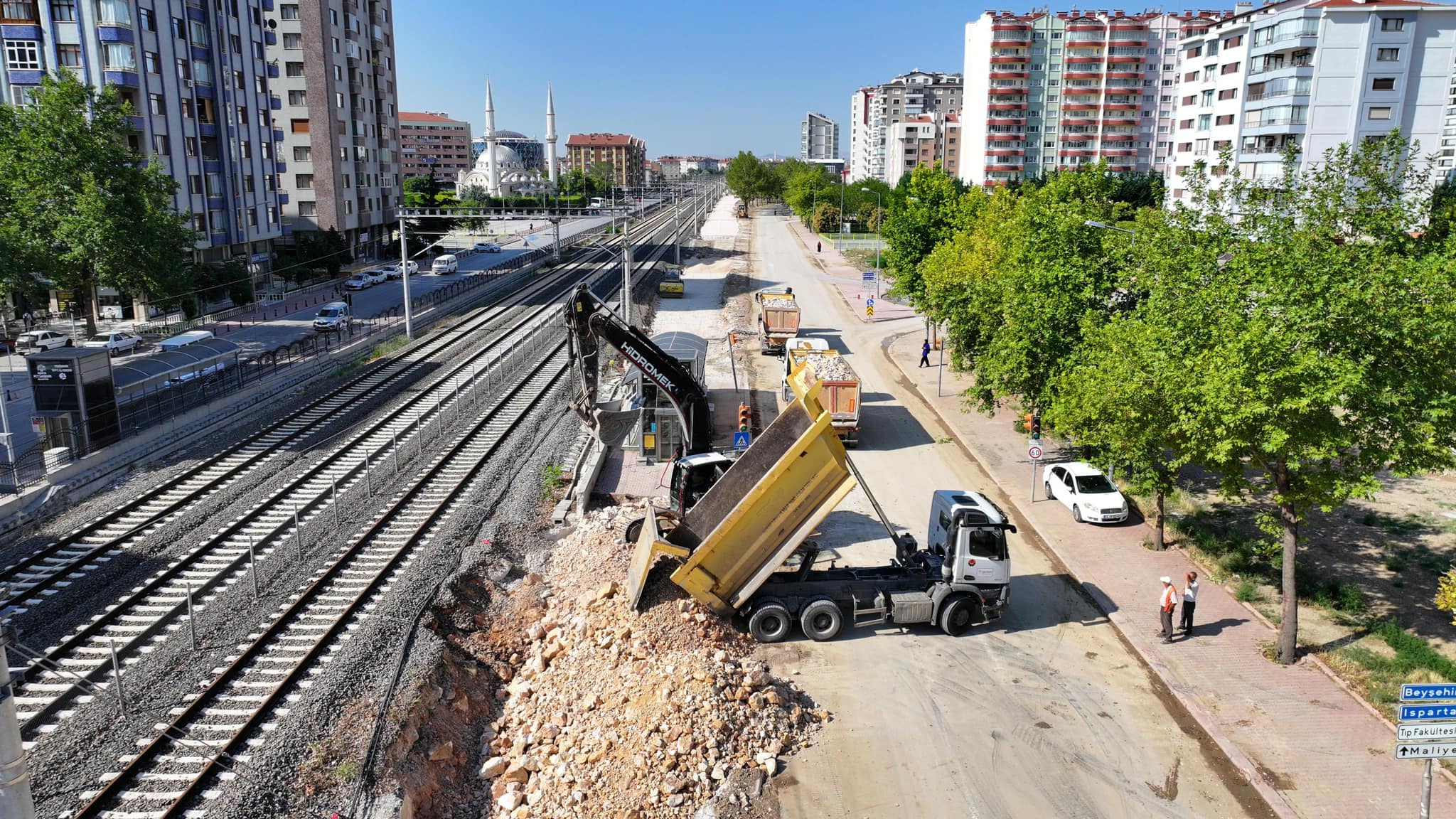 BAŞKAN ALTAY KONYARAY'DAN İLK KARELERİ PAYLAŞTI