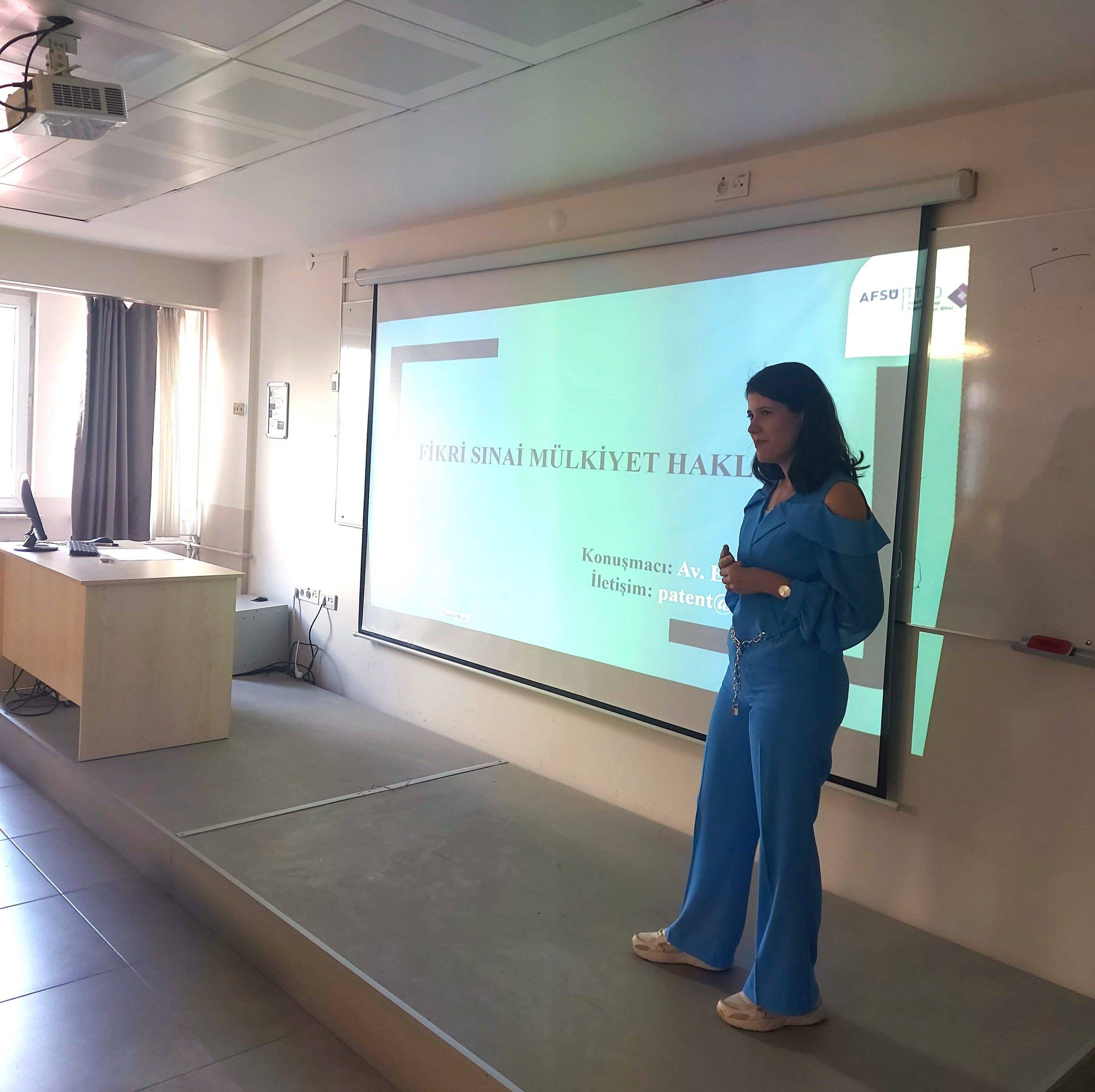 AFSÜ Teknoloji Transfer Ofisinin Bilgilendirme Seminerleri Devam Ediyor