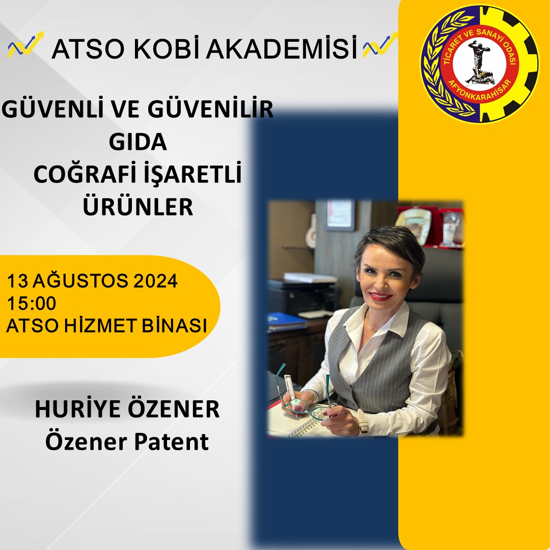 "GÜVENLİ VE GÜVENİLİR GIDA COĞRAFİ İŞARETLİ ÜRÜNLER" EĞİTİMİ