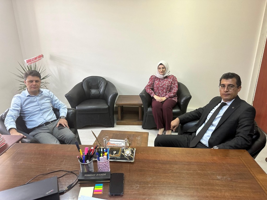 KAYMAKAM ÇENGEL CUMHURİYET SAVCISI BADEM'İ ZİYARET ETTİ