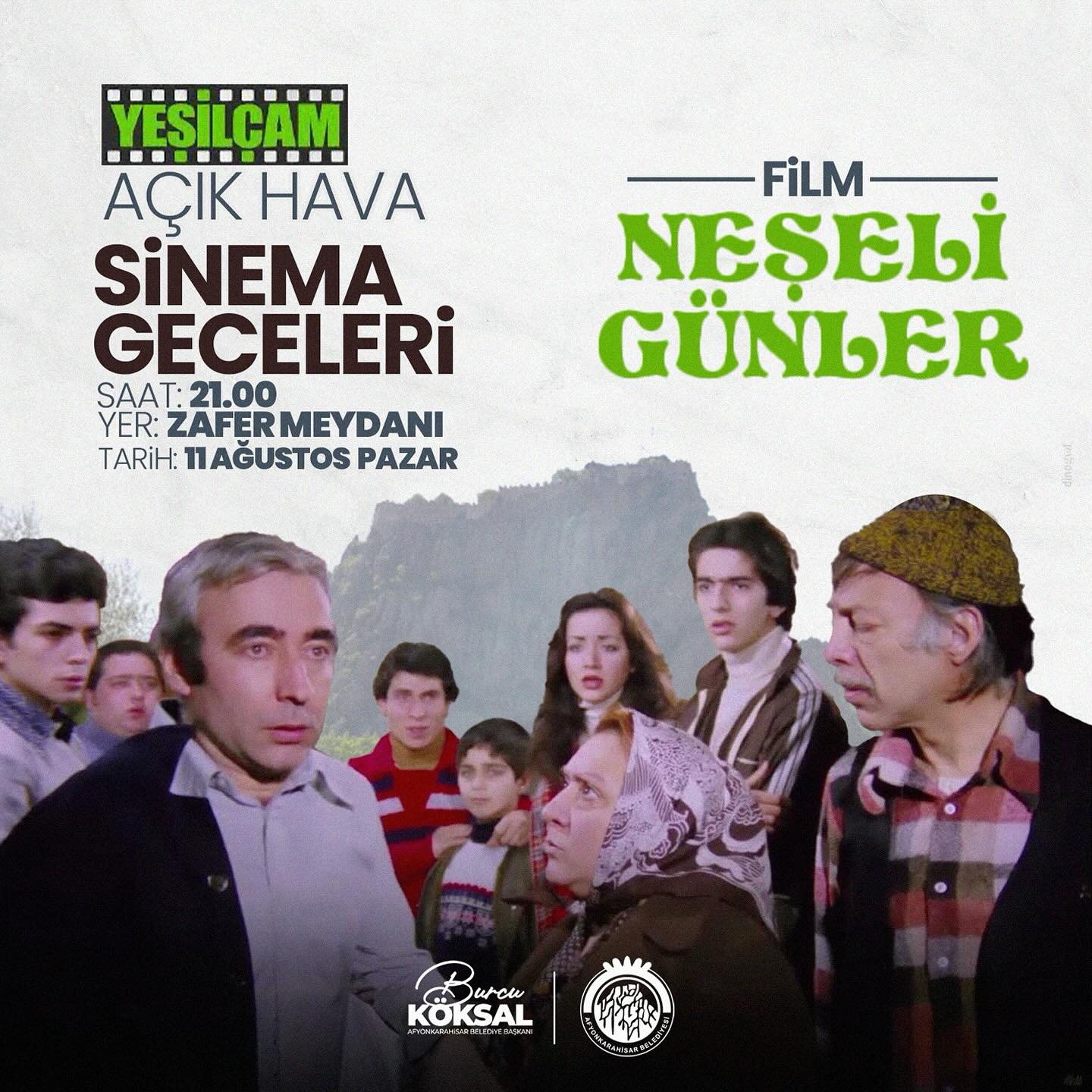 Yeşilçam rüzgarı Afyonkarahisar’da esmeye devam ediyor!