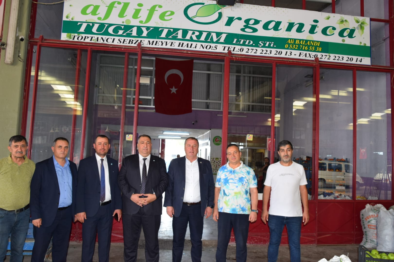Olgun halin sevilen esnafı Ali Balandı'yı ziyaret etti