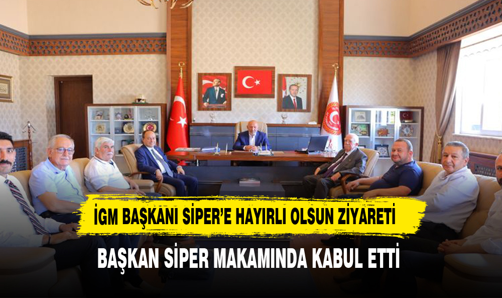 GECEK TERMAL 'DEN BAŞKAN SİPER'E HAYIRLI OLSUN ZİYARETİ