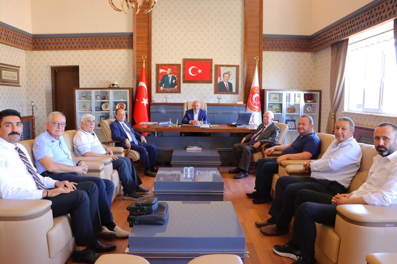 GECEK TERMAL 'DEN BAŞKAN SİPER'E HAYIRLI OLSUN ZİYARETİ