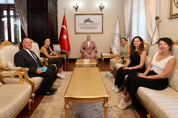 Vali Yiğitbaşı TGA ve İl Kültür ve Turizm Müdür Vekili'ni Kabul Etti
