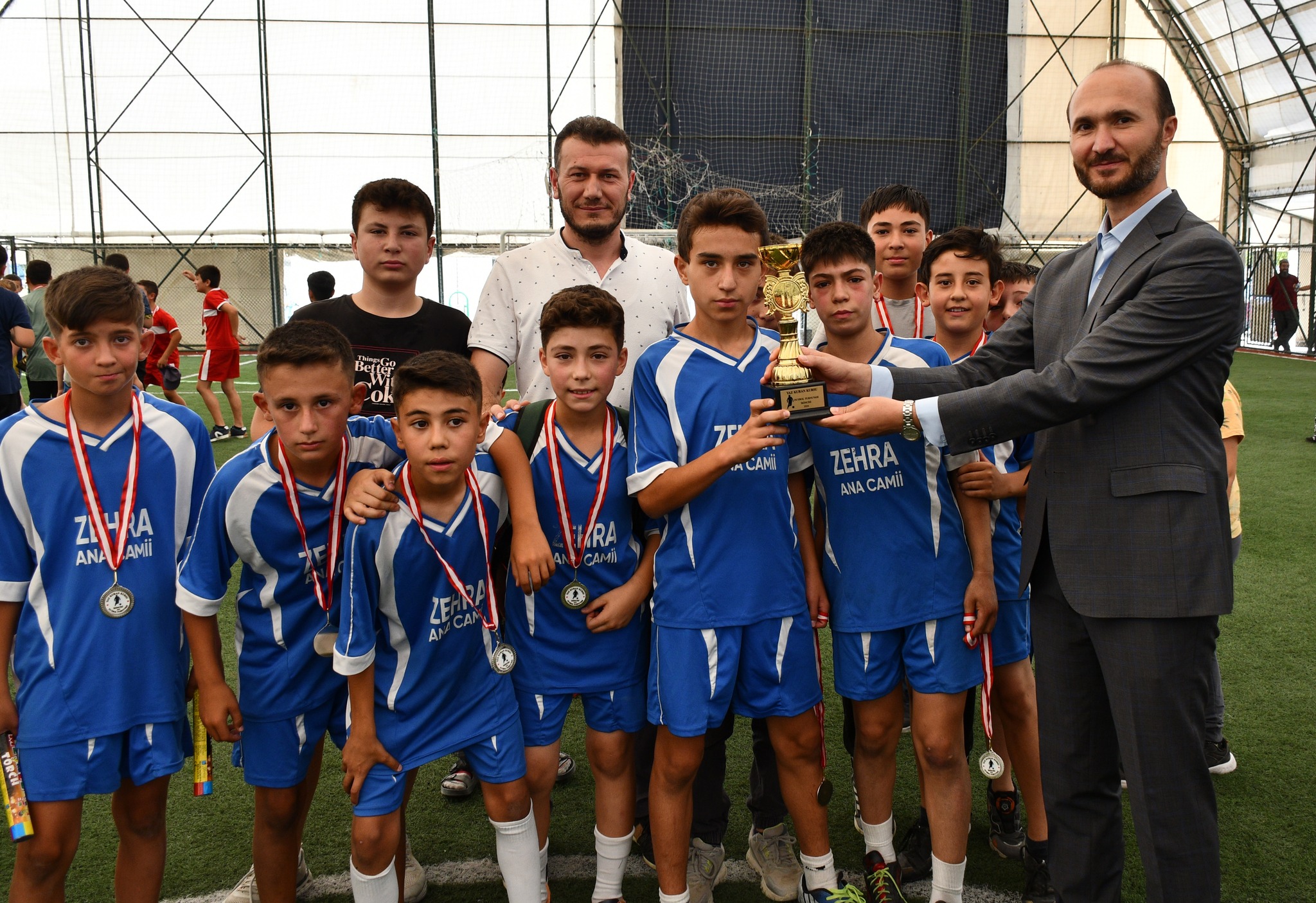 Yaz Kuran Kursları Halı Saha Turnuvası Şampiyonu “Fatih Kuran Kursu” Oldu