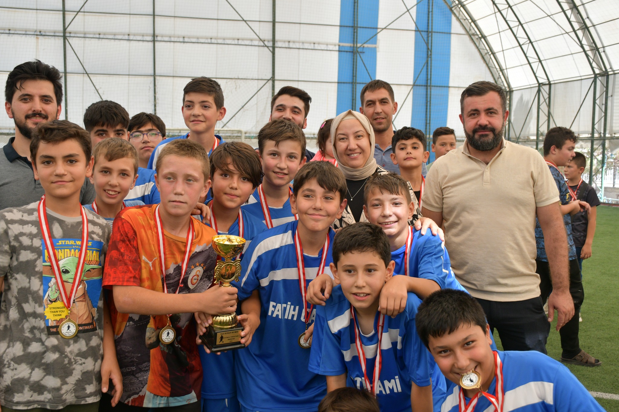 Yaz Kuran Kursları Halı Saha Turnuvası Şampiyonu “Fatih Kuran Kursu” Oldu