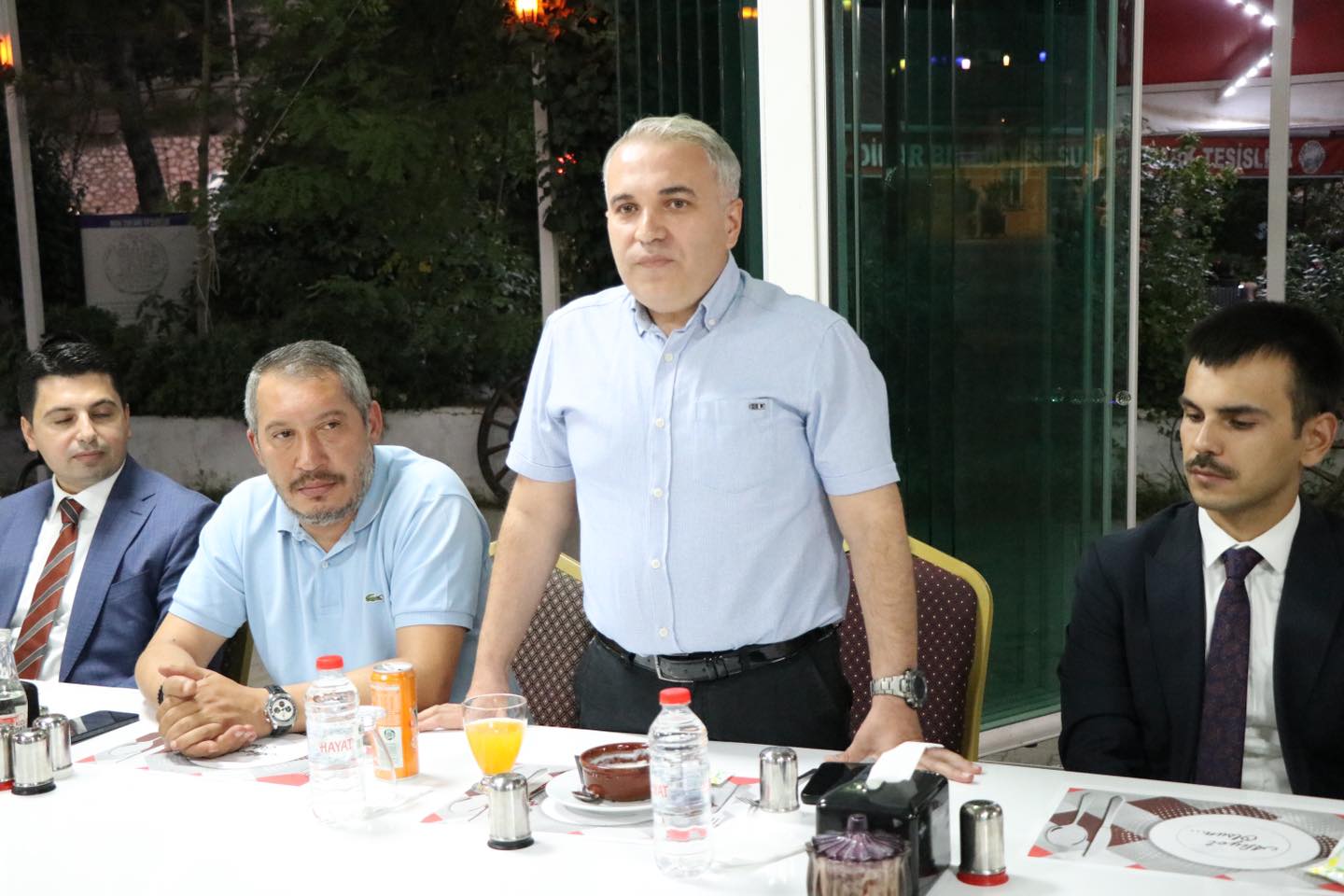 Dinar’da Veda Yemeği Düzenlendi