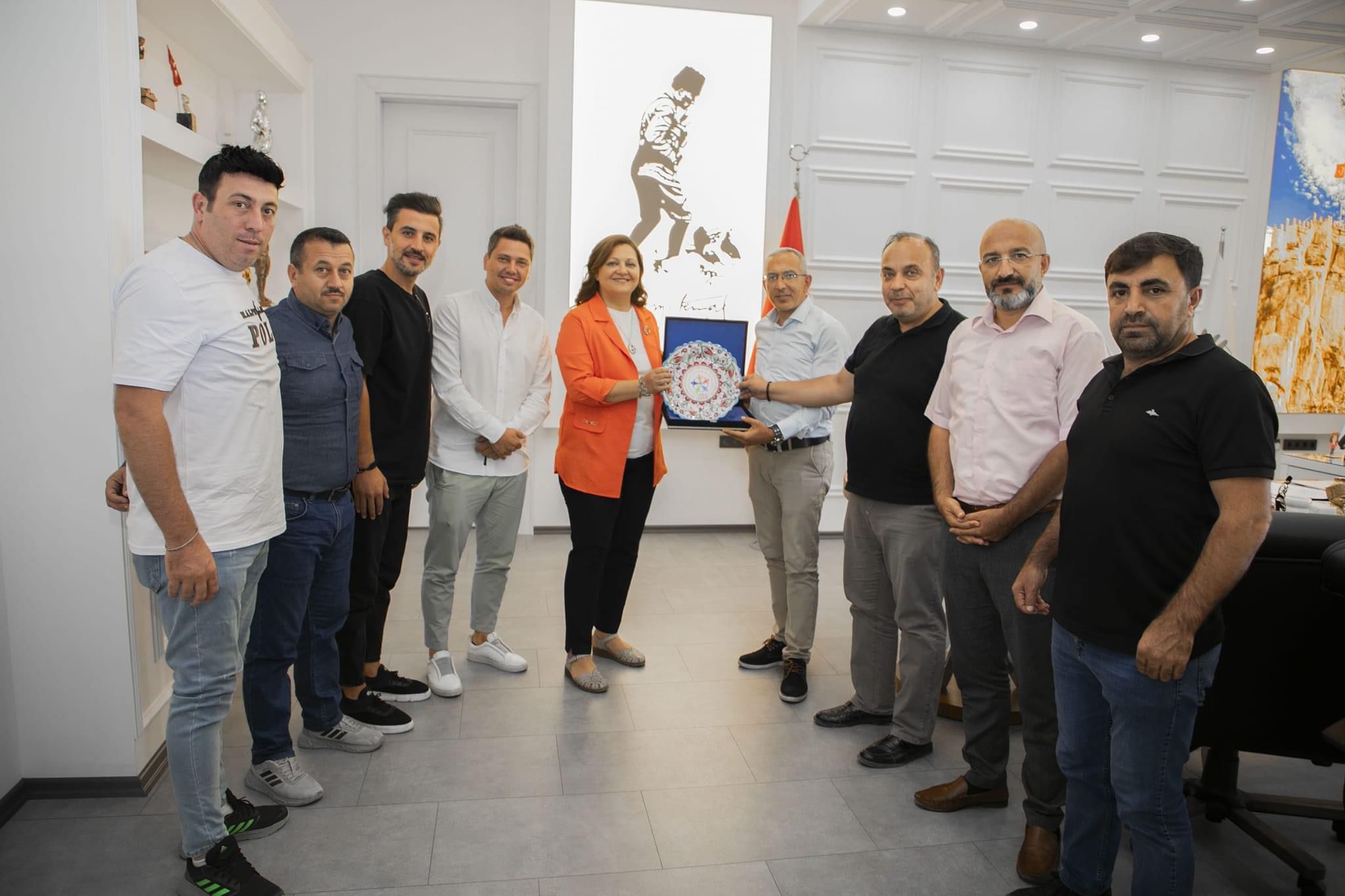 BAŞKAN KÖKSAL AMATÖR SPOR KULÜPLER BİRLİĞİ’Nİ KABUL ETTİ 