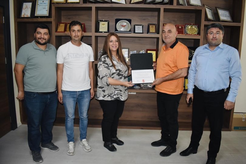 AGC'DEN TİCARET BORSASI'NA TEŞEKKÜR PLAKETİ TAKDİM EDİLDİ