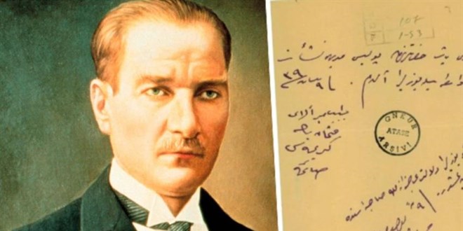 ATATÜRK'ÜN MEKTUBU YILLAR SONRA GÜN YÜZÜNE ÇIKTI