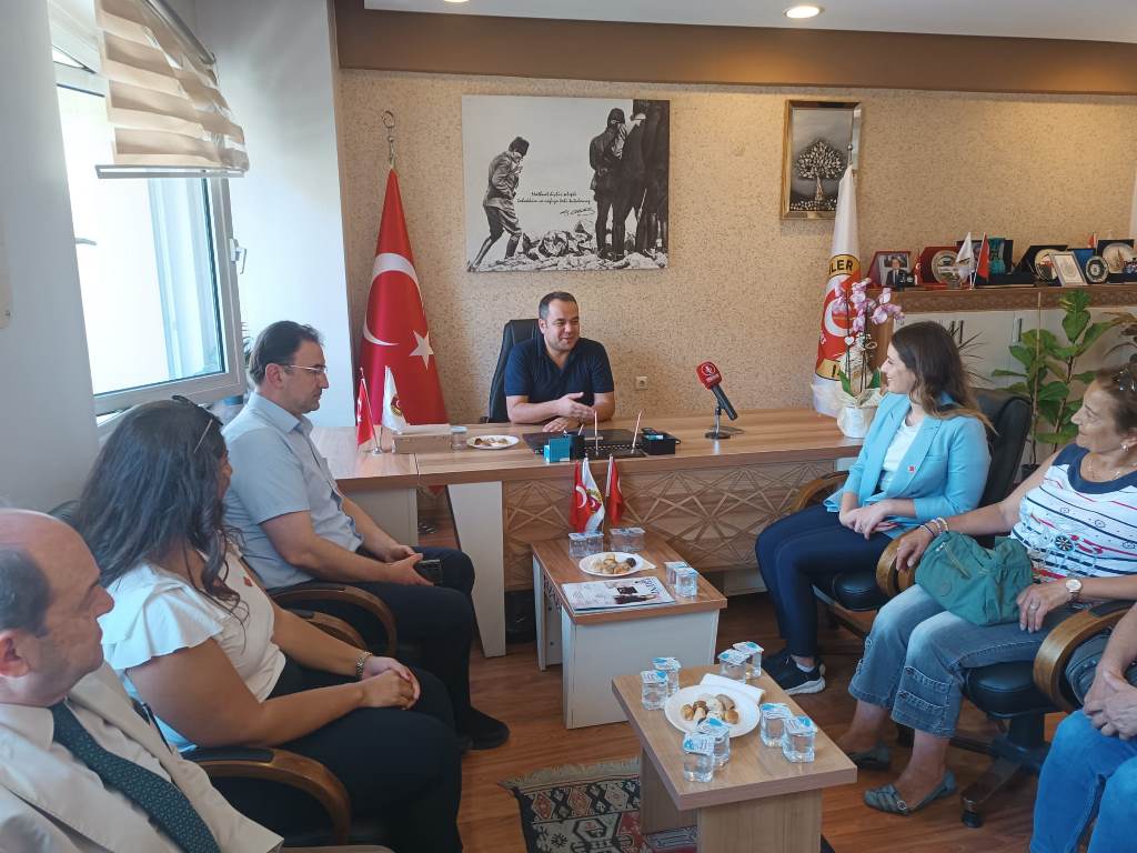 CHP HEYETİ AGC'Yİ ZİYARET ETTİ