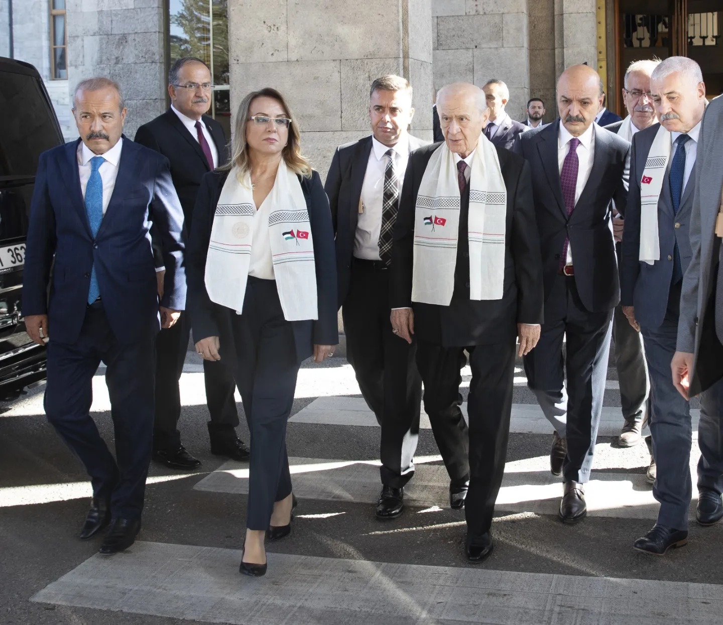 TAYTAK  FİLİSTİN LİDERİ ABBAS'I TBMM SIRALARINDAN DİNLEDİ