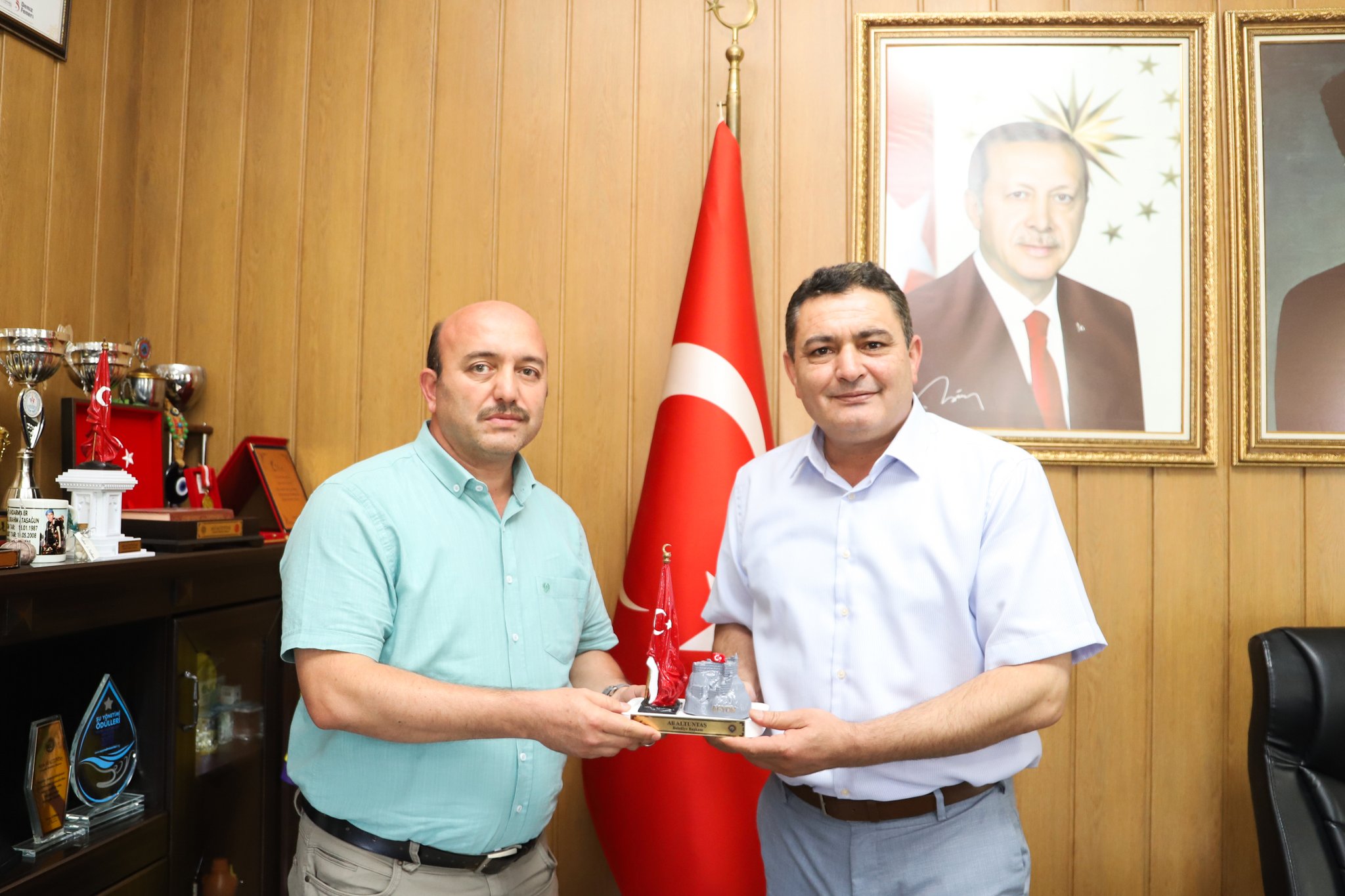 Başkan Altuntaş Müdür Yılmaz’ı Ağırladı