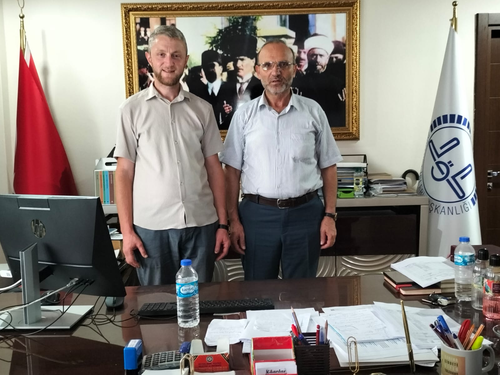 Hocalar Müftüsü Sağlam’dan Vakfıkebir Müftüsü Küçük’e Ziyaret