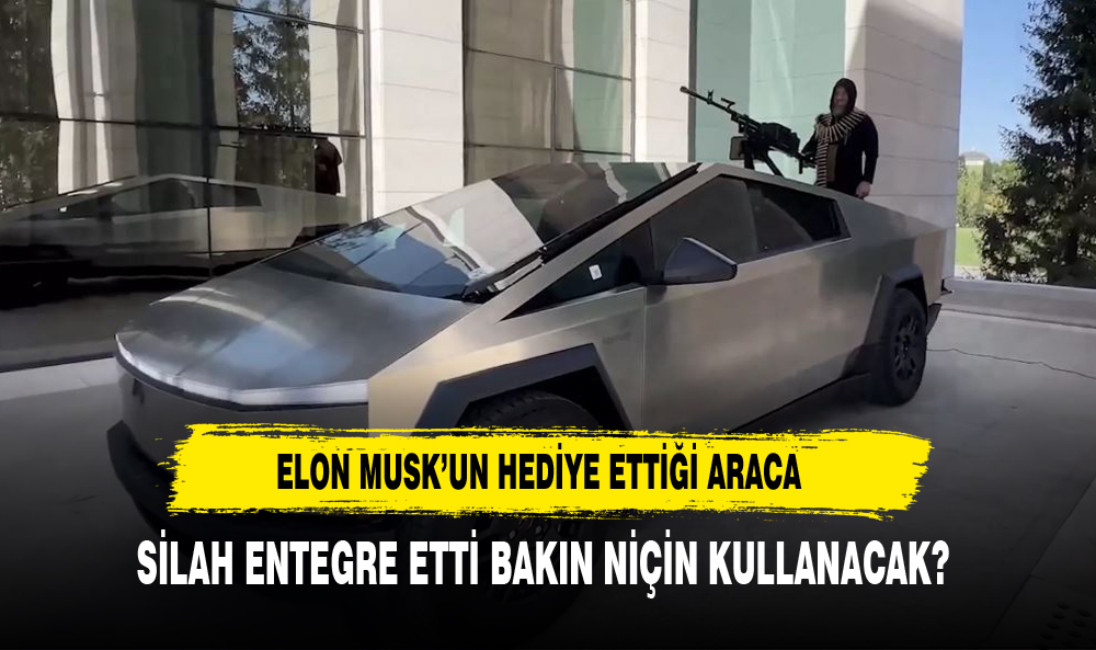 Çeçenistan Cumhurbaşkanı Kadirov, Tesla'nın Cybertruck'ını Makineli Tüfekle Donattı