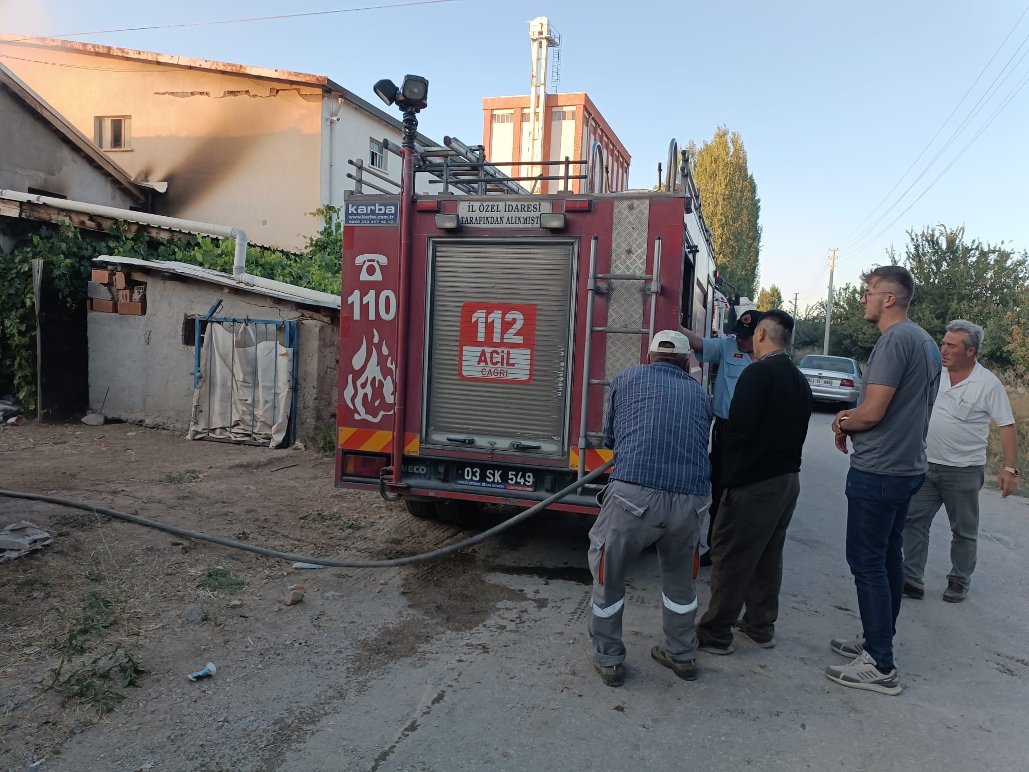 Besihanede Çıkan Yangın Büyük Paniğe Sebep Oldu!