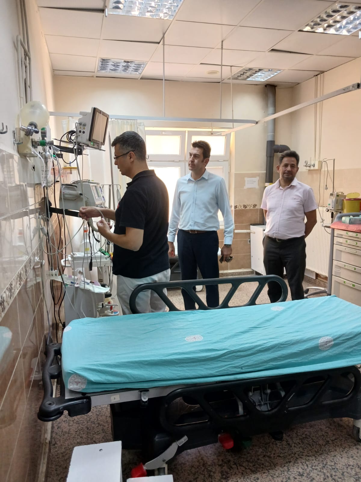 İl Sağlık Müdürü Korkmaz ve ekibi Bolvadin'i ziyaret etti
