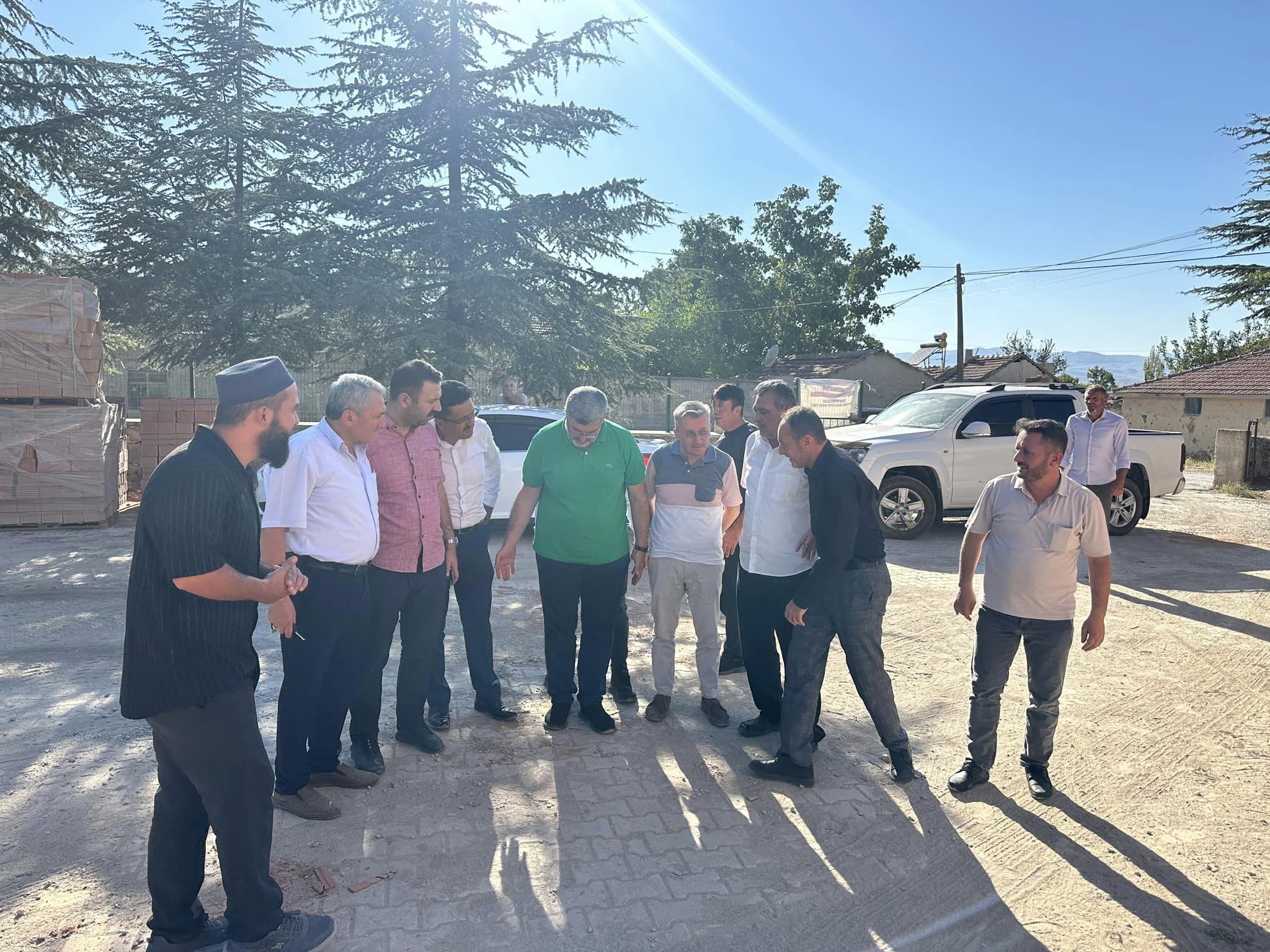 ÖZKAYA, TATARLI BELDESİ'NDE KURAN KURSU İNŞAATINI İNCELEDİ
