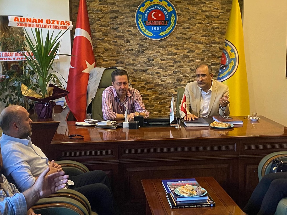 Milletvekili Arslan’dan Sandıklı Ziraat Odası Başkanı İnci’ye Ziyaret