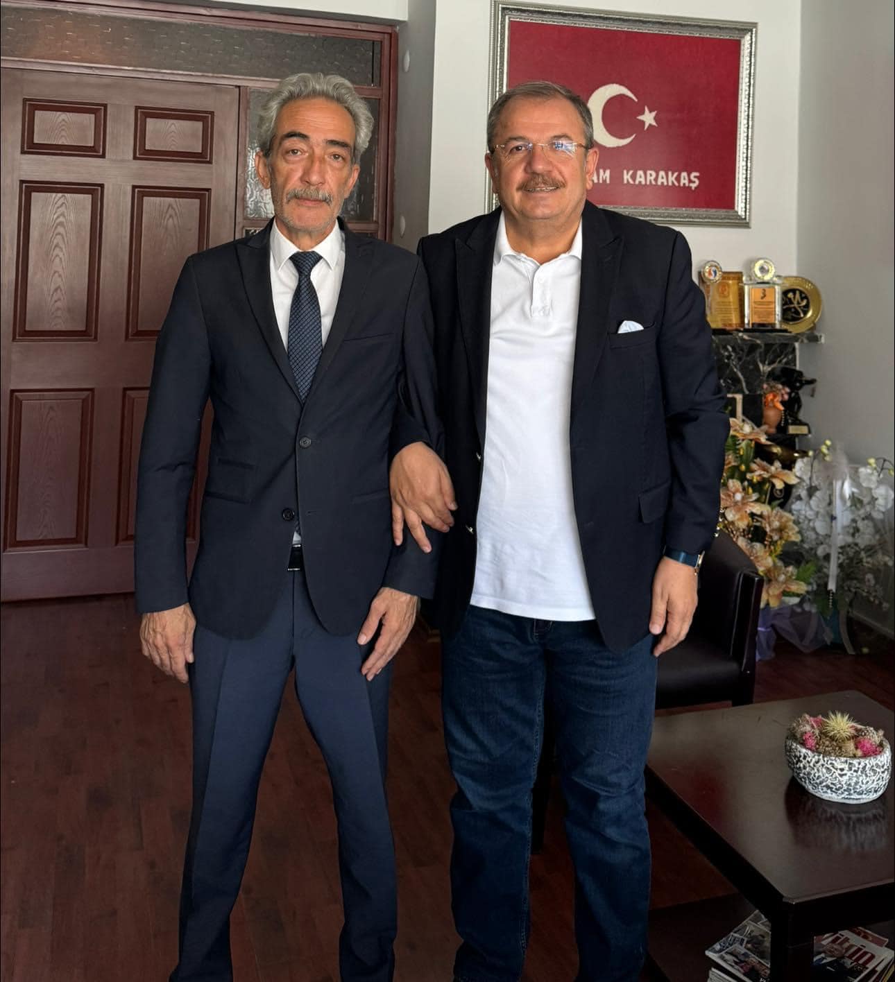 Başkan Üstün’den Başkan Karakaş’a Ziyaret
