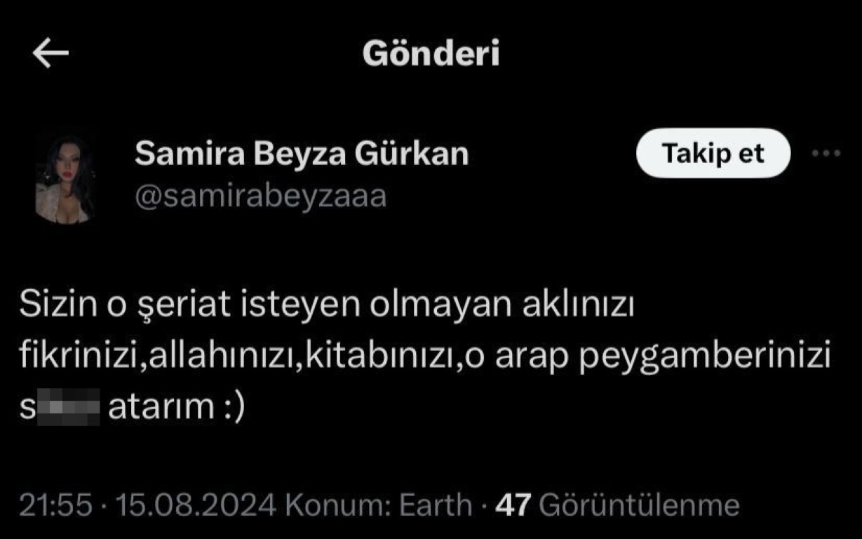 Dini Değerlere Hakaret Eden Genç Kadın Tutuklandı