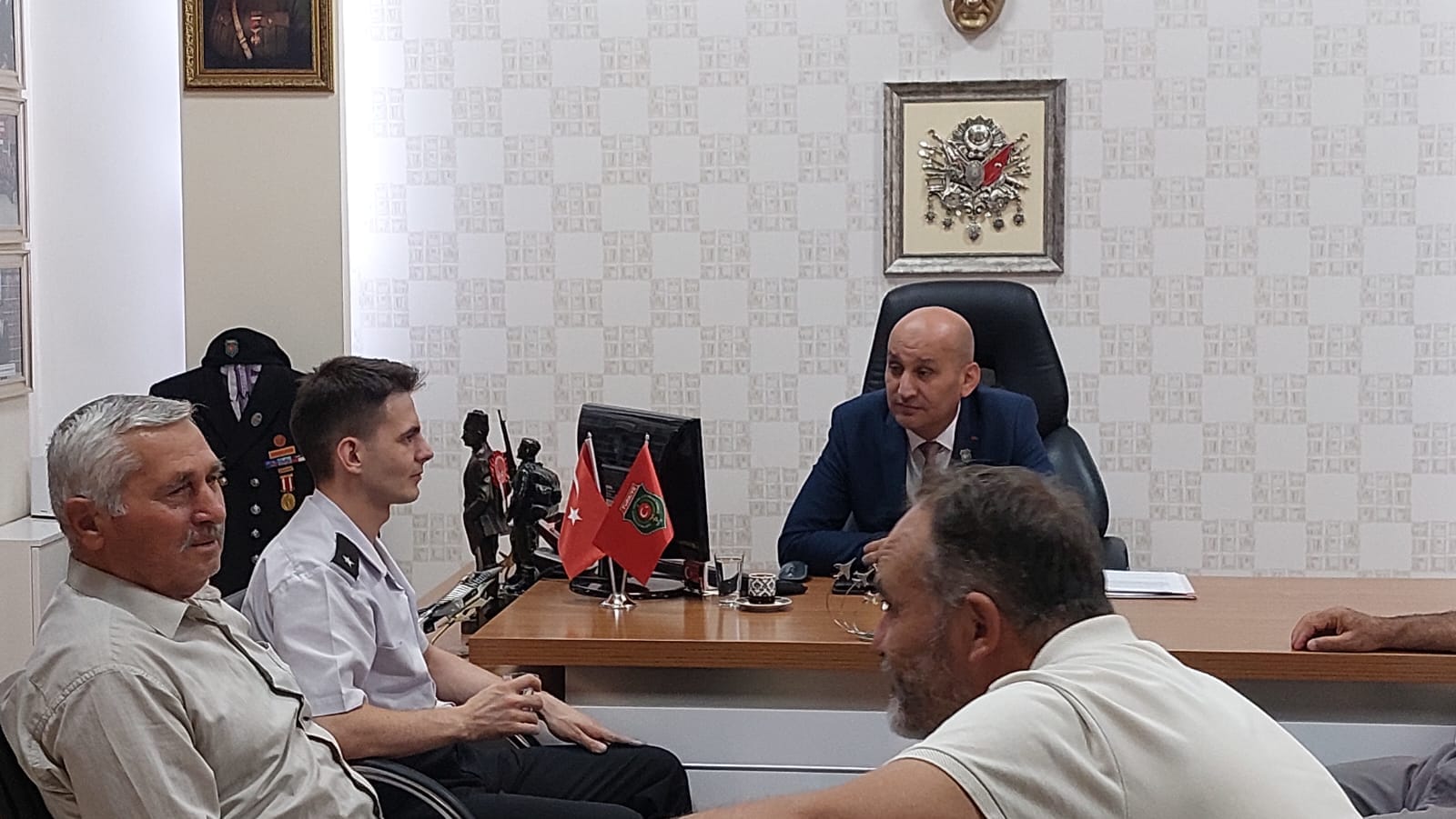 Şube Müdürü J.Tğm  Topal’dan  Şehitler Derneği’ne Destek Ziyareti