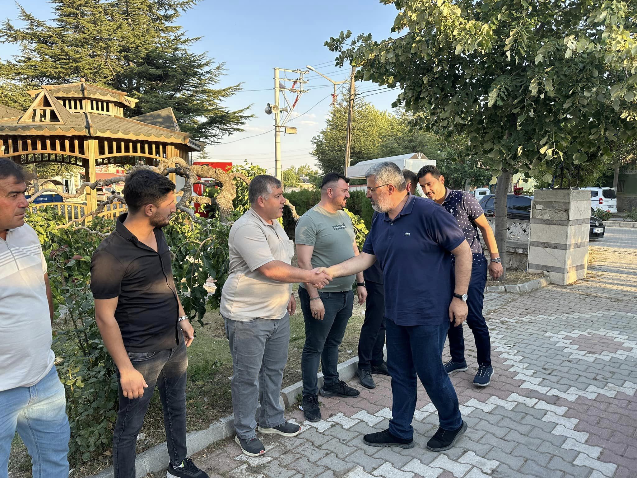 Milletvekili  Özkaya, Gebeceler İlçesinde Taziye Ziyaretinde Bulundu