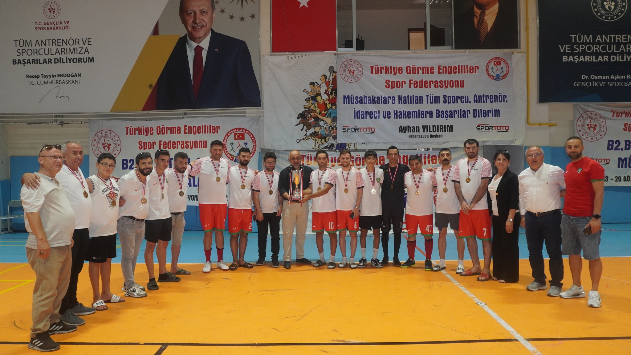 Afyonkarahisar’da Görme Engelli Sporcuların Coşkusu
