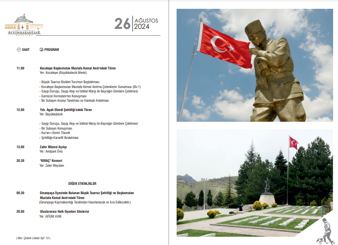 Büyük Taarruz 'un 102. Yılı Dolu Dolu Kutlanacak