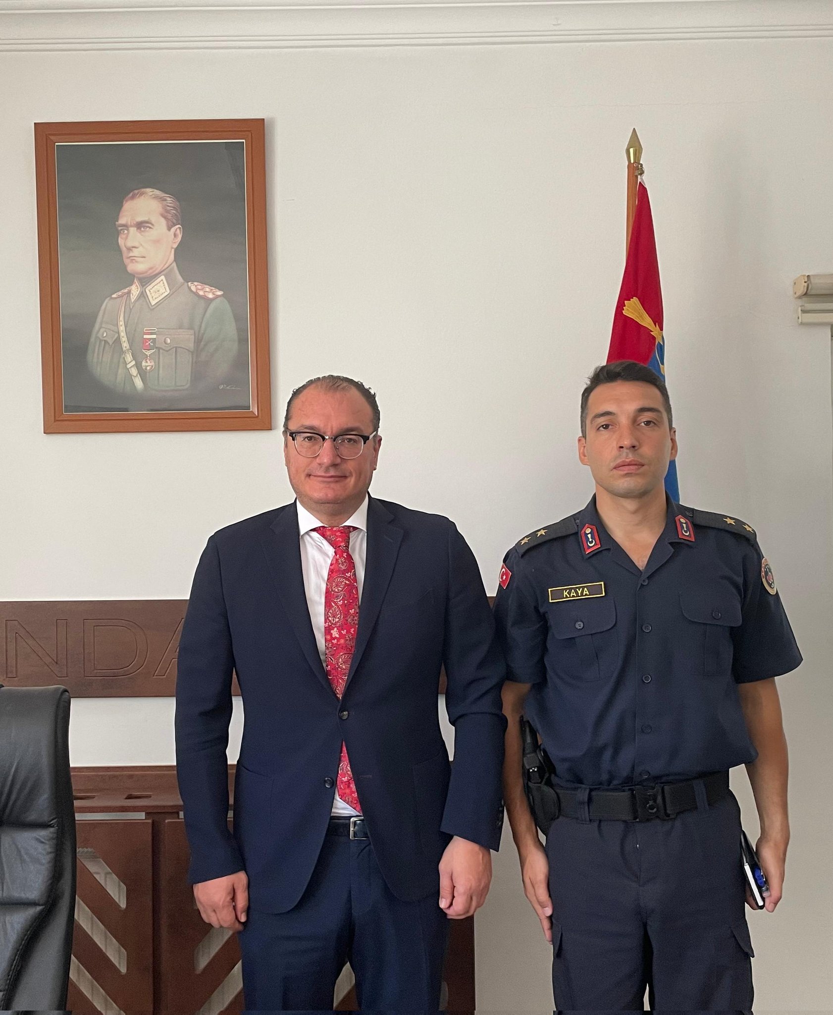 KAYMAKAM   ARIKAN, İLÇE JANDARMA KOMUTANLIĞI’NI ZİYARET ETTİ