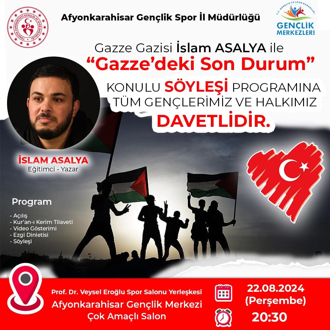 ‘GAZZE’DEKİ SON DURUM’ SÖYLEŞİSİ