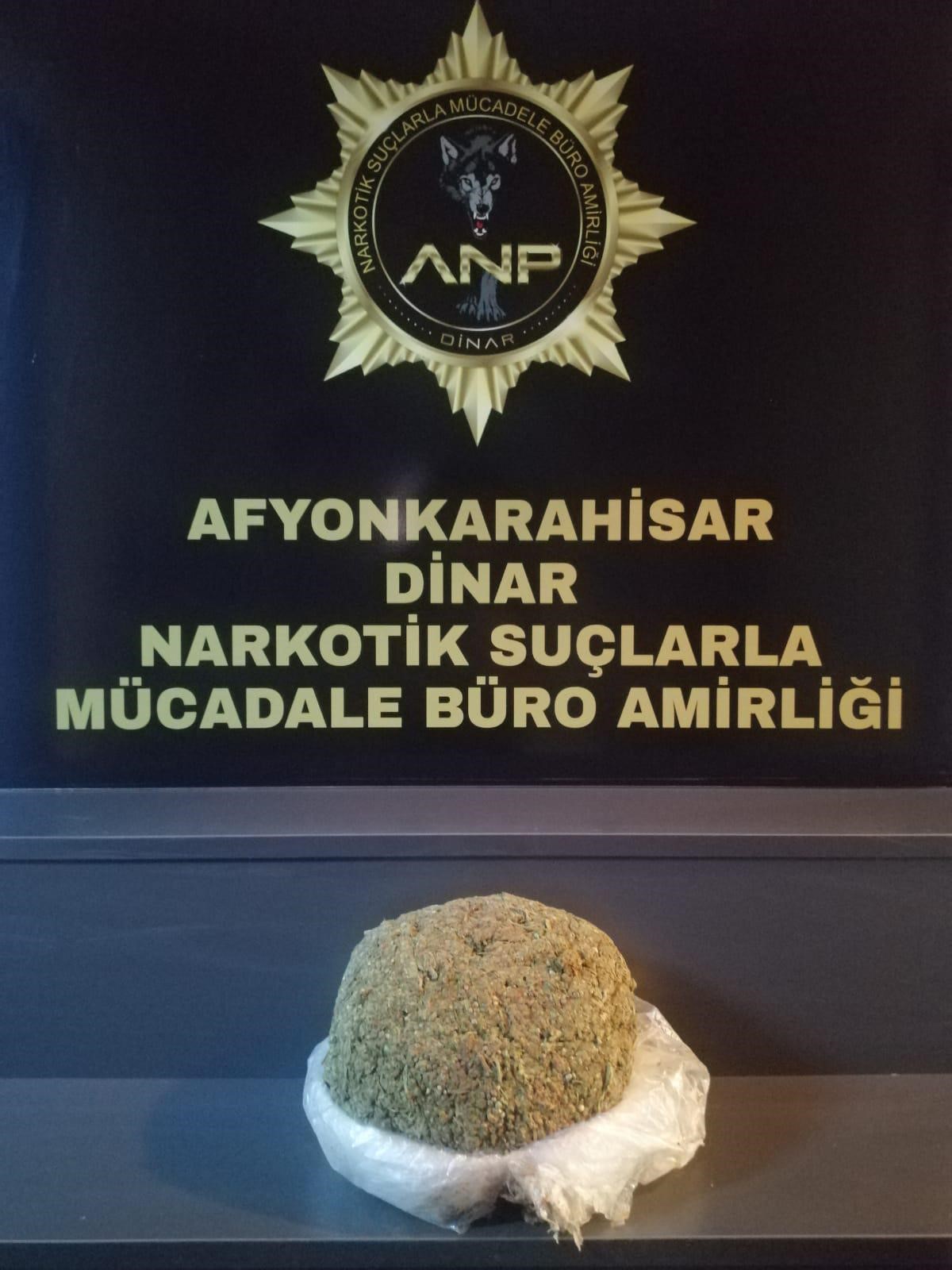 Dinar’da Narkotik Ekiplerinden Başarılı Operasyon