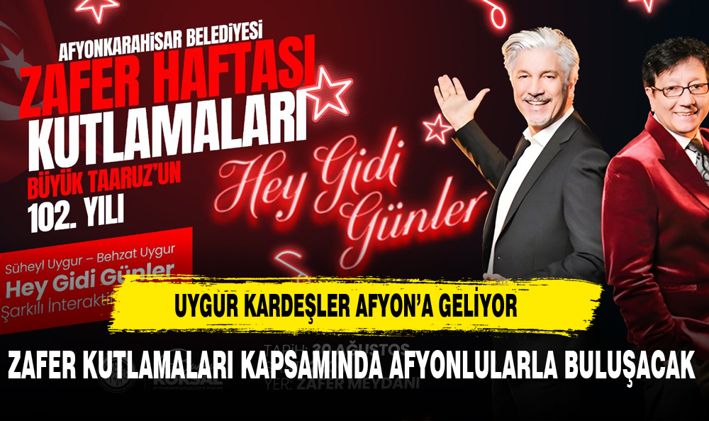 UYGUR KARDEŞLER  AFYONLULARLA BULUŞUYOR