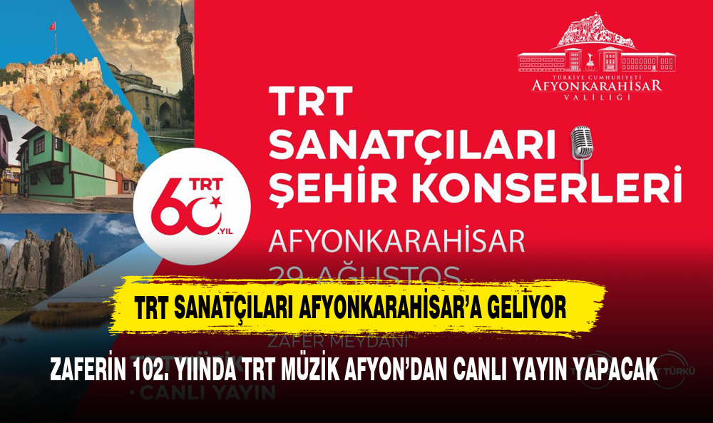 TRT SANATÇILARI AFYON'A GELİYOR  AKÜ'DE BÜYÜK TAARUZ SEMPOZYUMUNA KATILACAKLAR